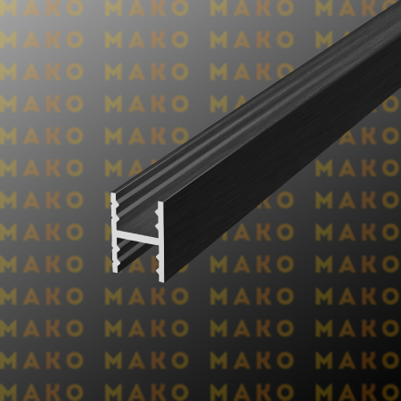 Профиль разделительный MS410А Черный браш (A25)